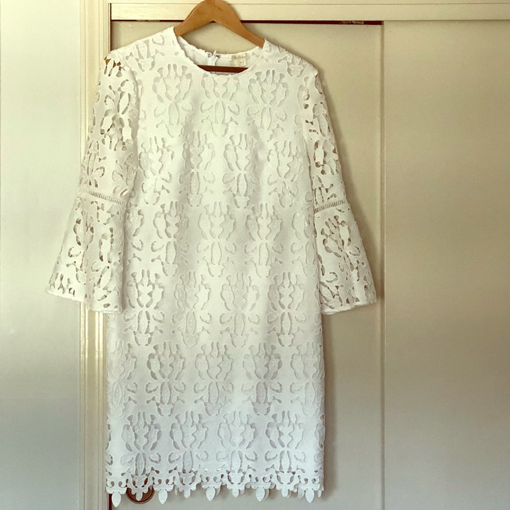 Shosanna lace bell sleeve dress
